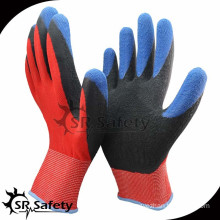 SRSAFETY Wrinkle Palm 13 gauge Nylon Rubber Latex Coated/Dipped Glove